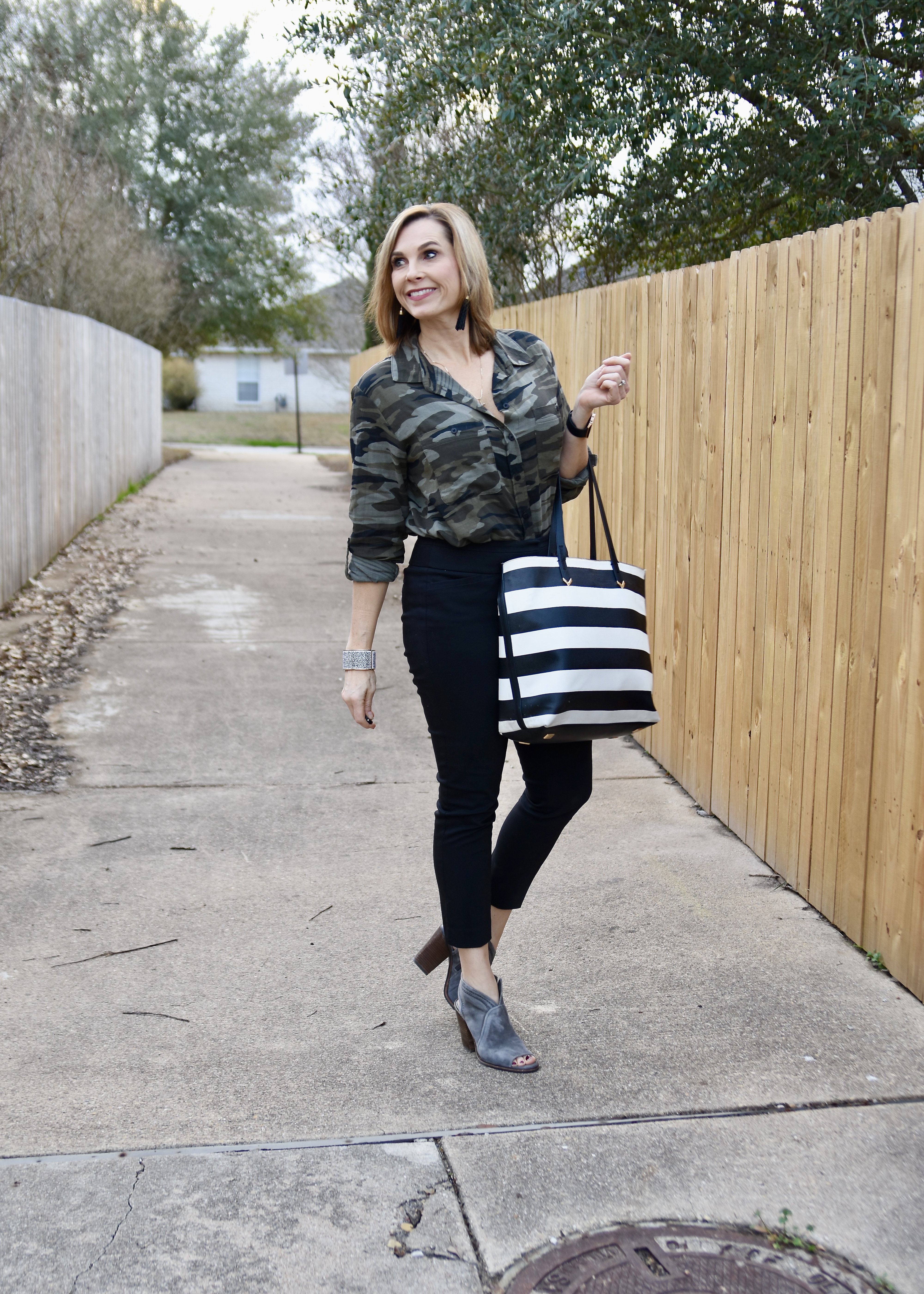 Day to Date Camo Style + Fabulous Friday Linkup - The Queen In Between